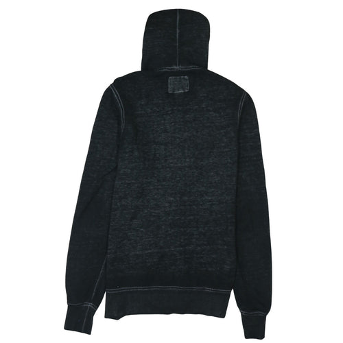 Hard Rock Cafe Men's Black Full Zip Hoodie Size S Embroidered Logo