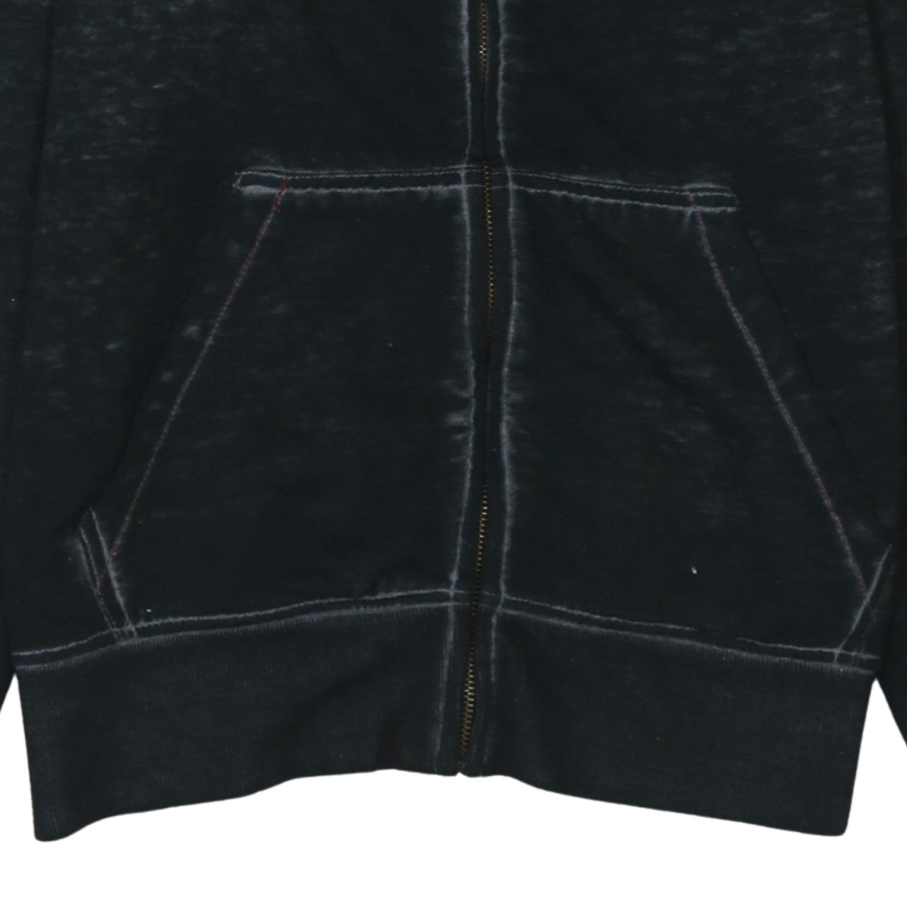 Hard Rock Cafe Men's Black Full Zip Hoodie Size S Embroidered Logo