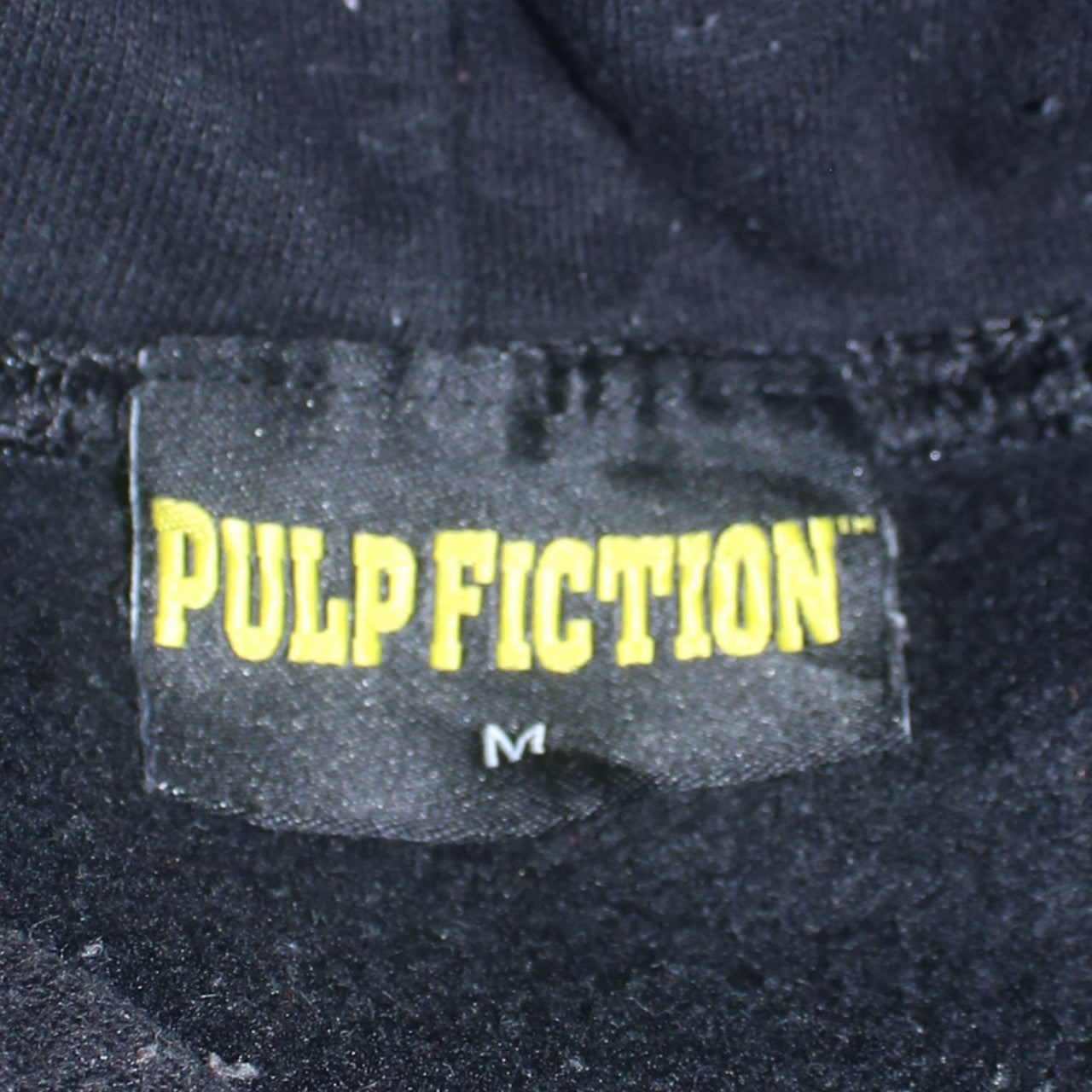 Pulp Fiction Men's Black Pullover Hoodie Medium Movie Graphic