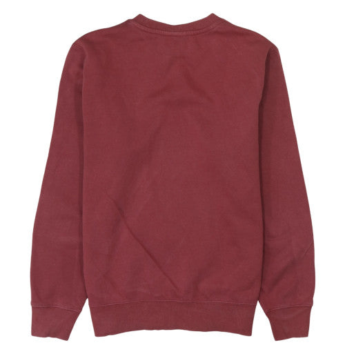 Nike Men's Red Crew Neck Pullover Sweatshirt Size S