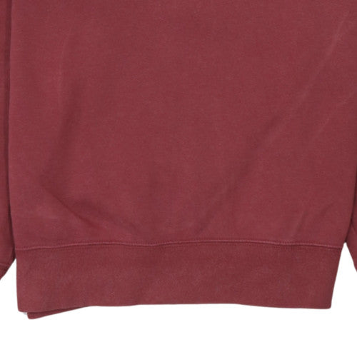 Nike Men's Red Crew Neck Pullover Sweatshirt Size S