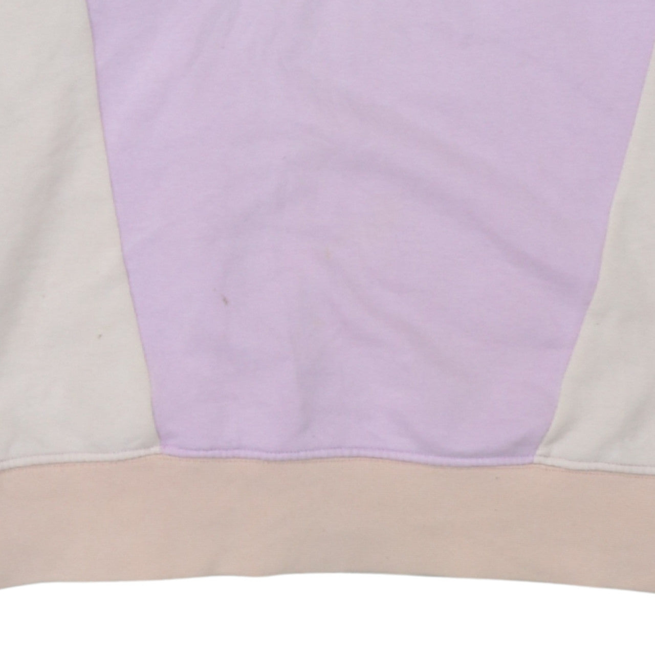 Nike Women’s Lilac & Beige 1/4 Zip Loose Fit Sweatshirt M