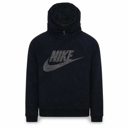 Nike Men's Black Pullover Hoodie M Sports Graphic Fleece