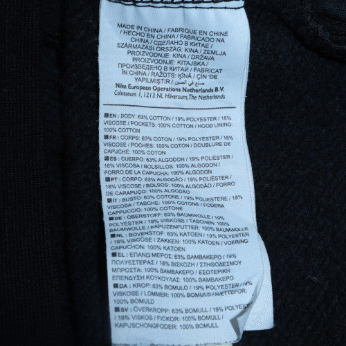 Nike Men's Black Pullover Hoodie M Sports Graphic Fleece