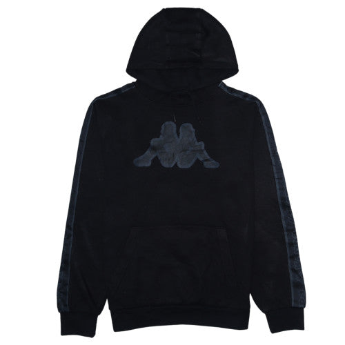 Kappa Men's Black Pullover Hoodie Medium Sportswear Fleece