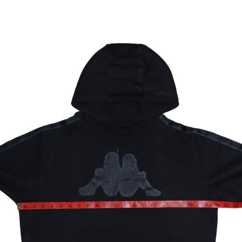 Kappa Men's Black Pullover Hoodie Medium Sportswear Fleece