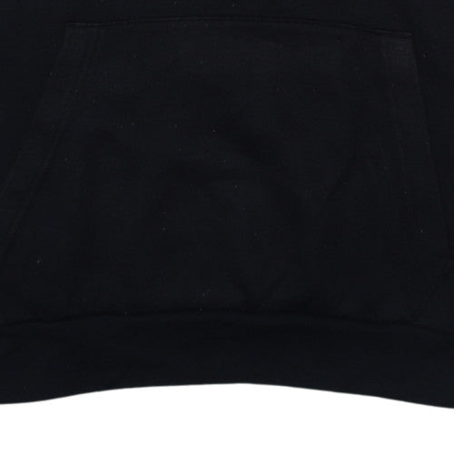 Kappa Men's Black Pullover Hoodie Medium Sportswear Fleece