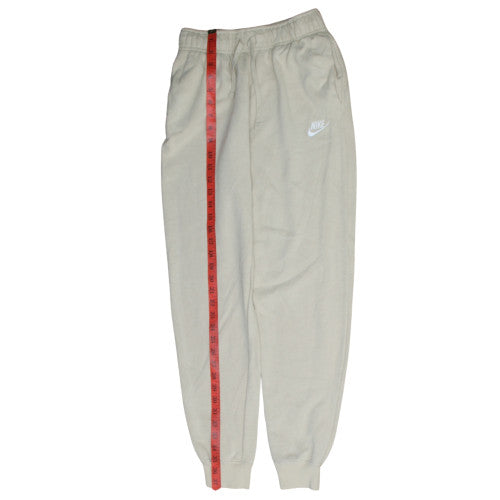 Nike Womens Beige XS Jogger Sweatpants Fleece Tapered Trousers