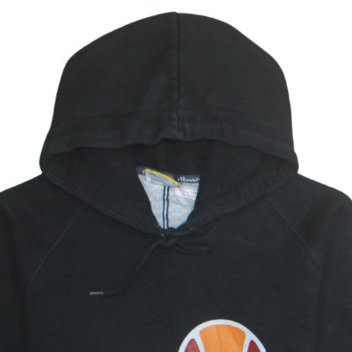 Ellesse Heritage Men's Black XS Pullover Hoodie with Logo Print
