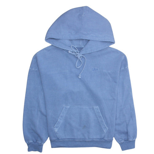 Levi's Men Blue Pullover Hoodie S Cotton Relaxed Fit Casual