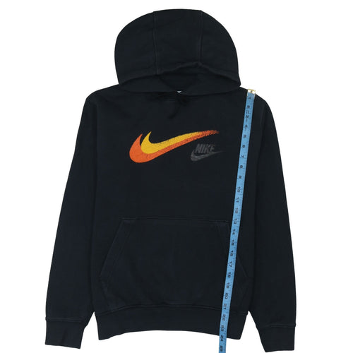 Nike Men's Black Pullover Hoodie Size S Logo Graphic Fleece