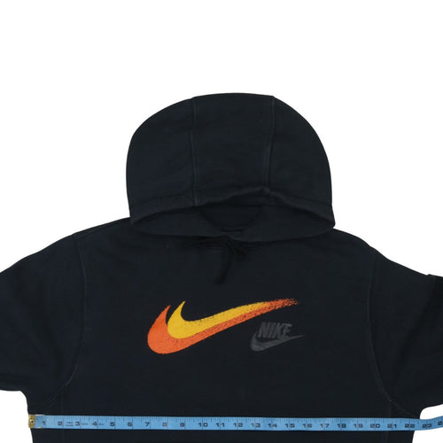 Nike Men's Black Pullover Hoodie Size S Logo Graphic Fleece