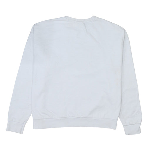 Primark Disney Women White Mickey Mouse Sweatshirt M 12/14 Crew Neck