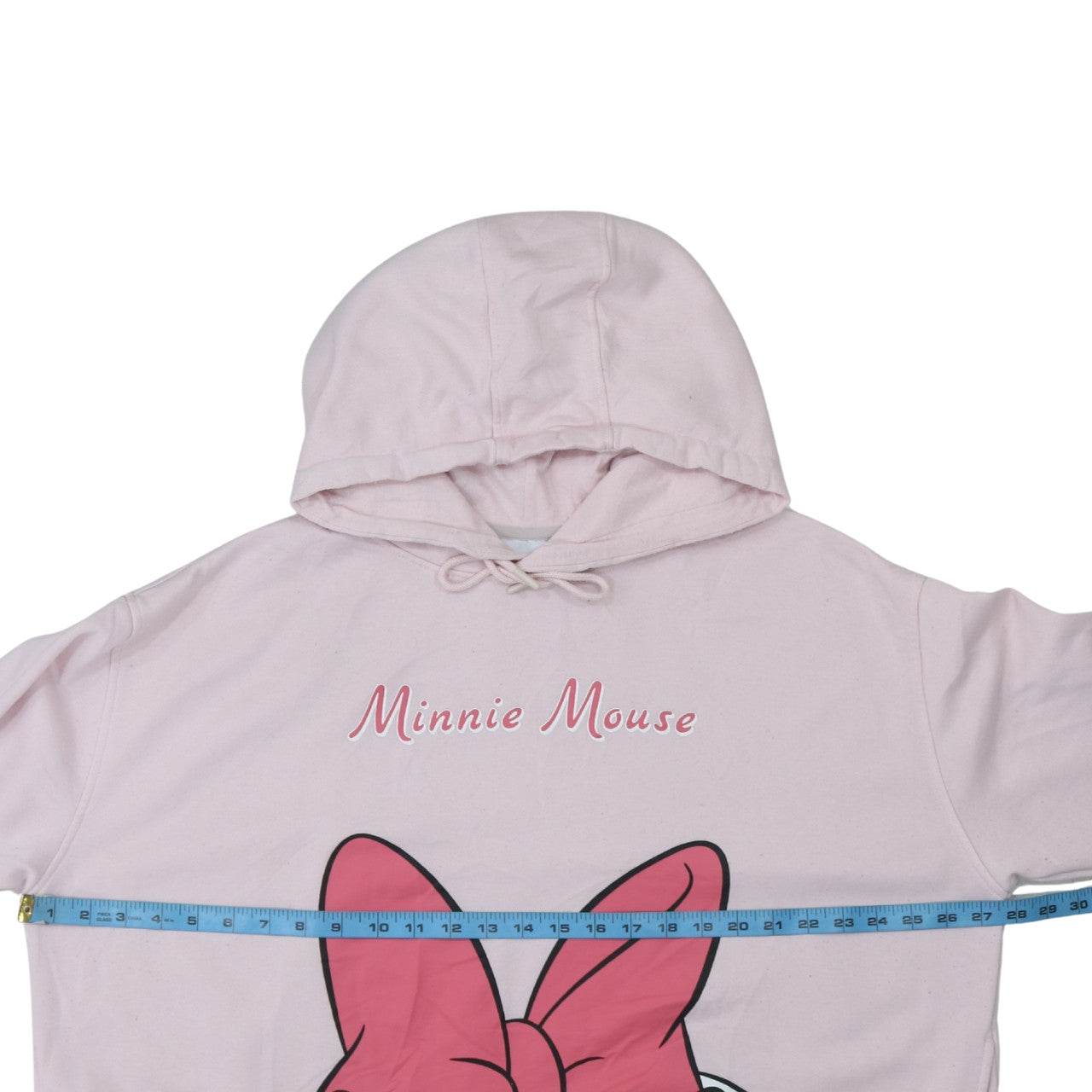 Disney Primark Women Pink Minnie Mouse Pullover Hoodie 2XL