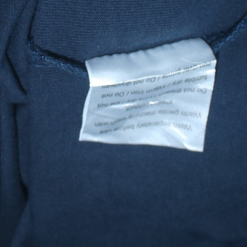 Rugby World Cup Japan 2019 Men's Navy Blue Embroidered Henley Sweatshirt Size L