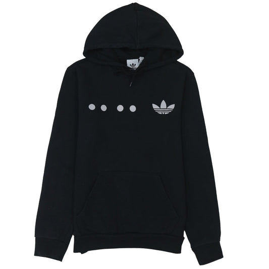 adidas Men's Black XS Pullover Hoodie Logo Fleece Sweatshirt