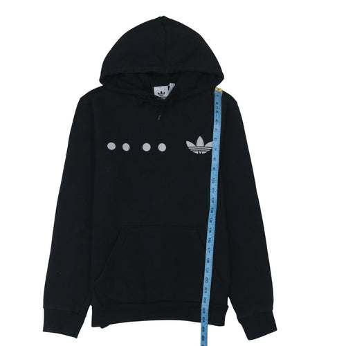 adidas Men's Black XS Pullover Hoodie Logo Fleece Sweatshirt