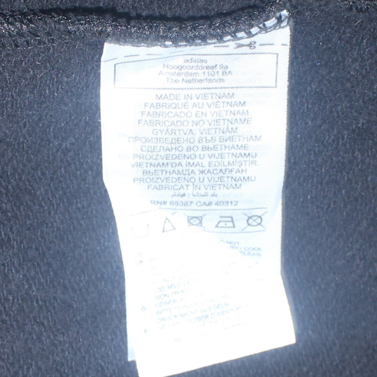 adidas Men's Black XS Pullover Hoodie Logo Fleece Sweatshirt