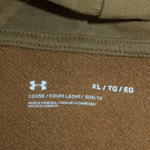 Under Armour Men's Beige XL Pullover Hoodie Sweatshirt