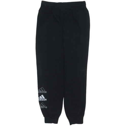 Adidas Womens Black S Jogger Sweatpants with Logo