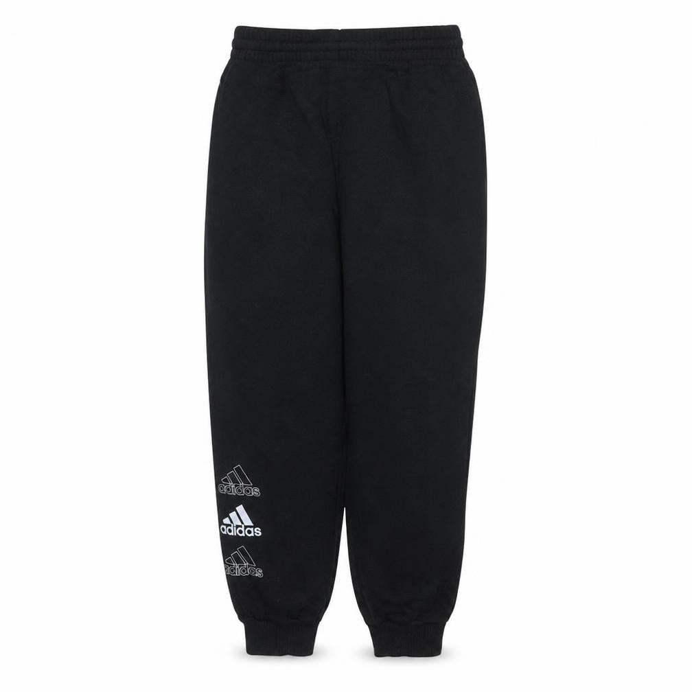 Front view of Adidas women’s black s jogger sweatpants with logo