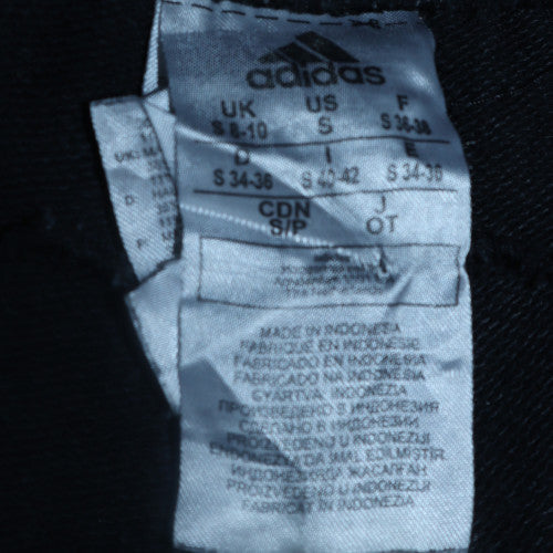 Adidas Womens Black S Jogger Sweatpants with Logo