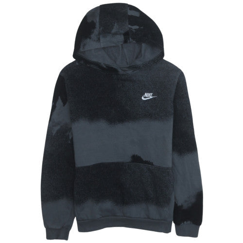 Nike Teens Black XL Pullover Fleece Hoodie with Logo