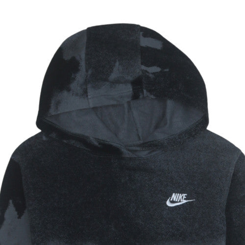 Nike Teens Black XL Pullover Fleece Hoodie with Logo