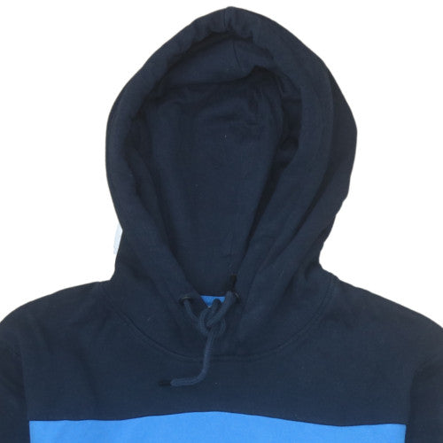 Jack & Jones Men's Blue Pullover Hoodie Core Graphic Print Size M