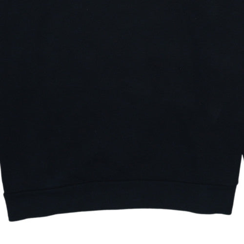 Zara Man Black Camouflage Pocket Crew Neck Sweatshirt Mens L
