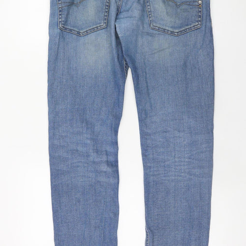 Diesel Men’s Blue Belther Slim Tapered Stretch Jeans W32 L32