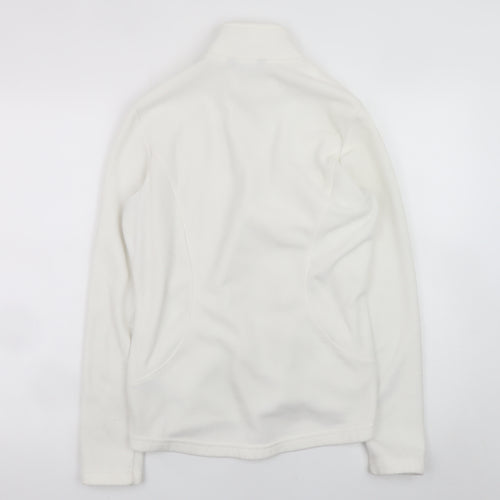 Marks and Spencer Women’s White Fleece Full Zip Jacket Size 10