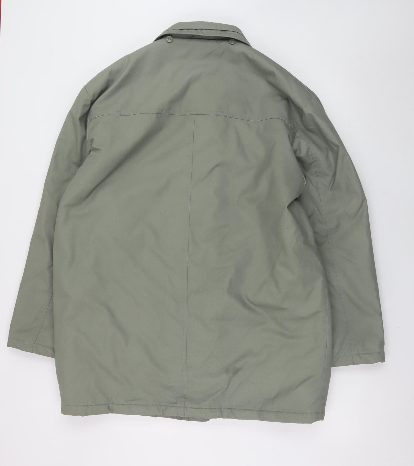 Aldon Men's Green Mid-Length Lined Outdoor Jacket Size M