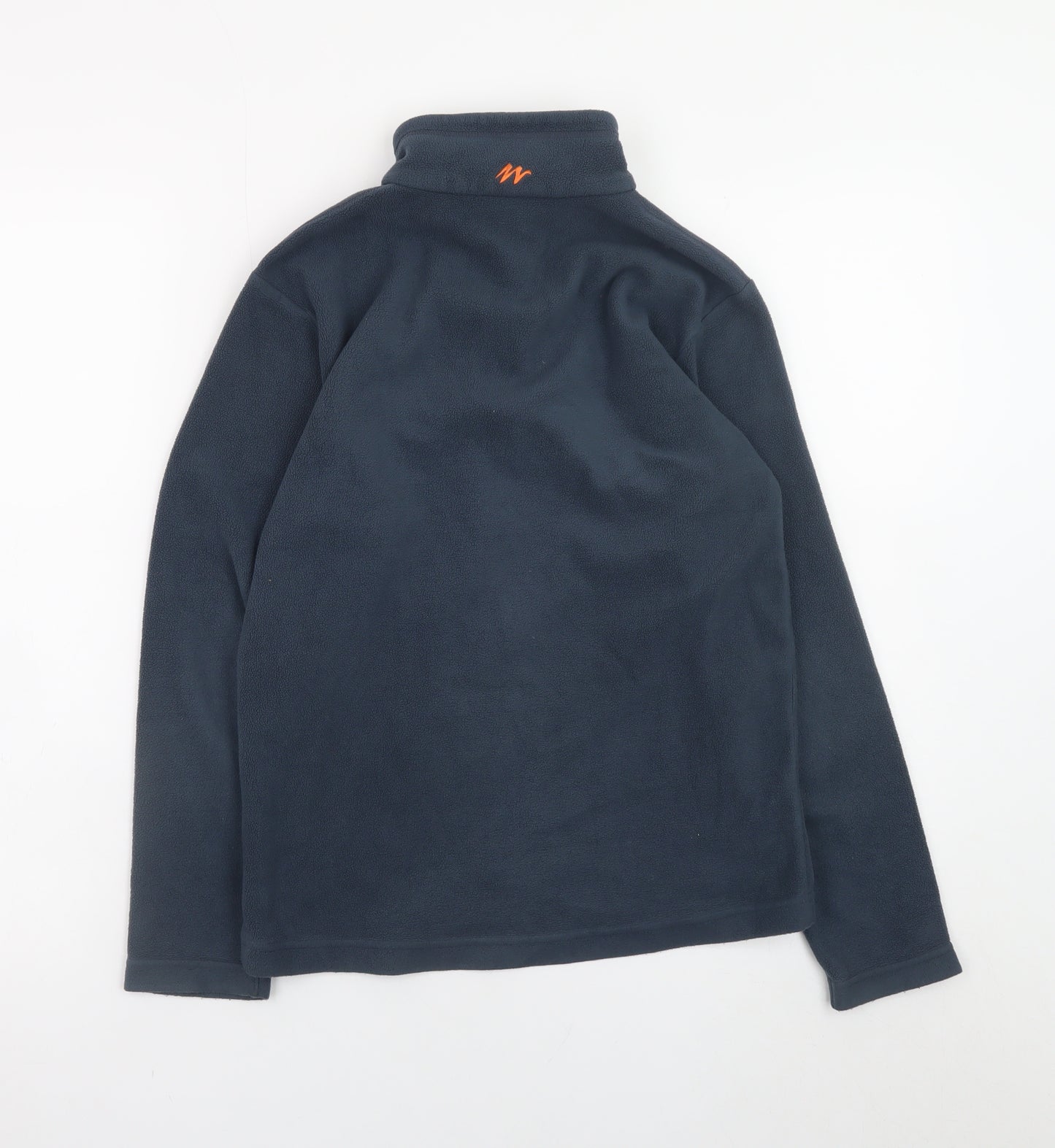 Quechua Boys Blue Fleece 1/4 Zip Hiking Jacket 12 Years