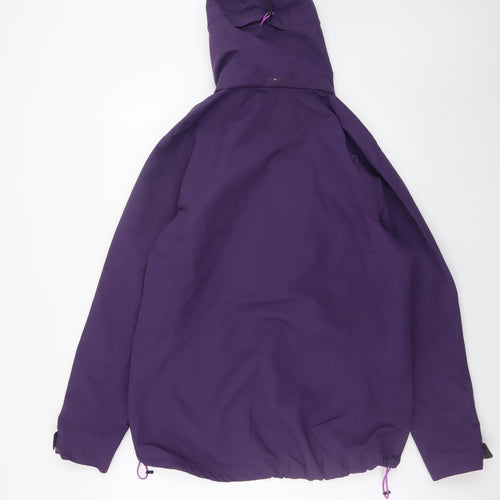 Karrimor Women's Purple Waterproof Hooded Parka Jacket Size 12