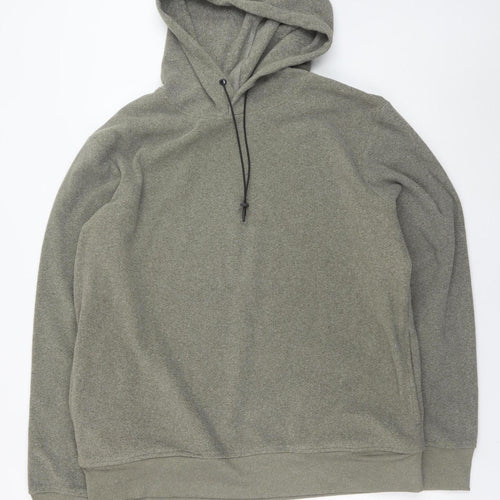 Livergy Men’s Green Pullover Hoodie XL Regular Fit Fleece