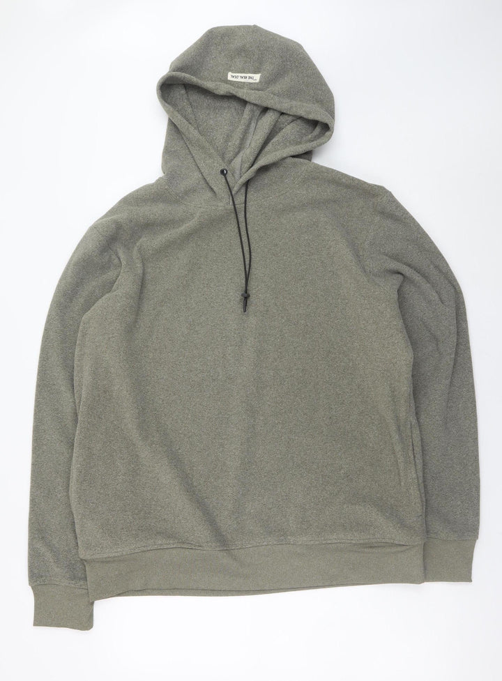 Livergy Men’s Green Pullover Hoodie XL Regular Fit Fleece