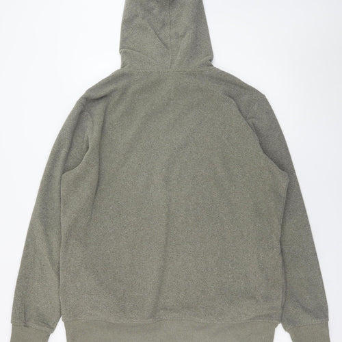 Livergy Men’s Green Pullover Hoodie XL Regular Fit Fleece