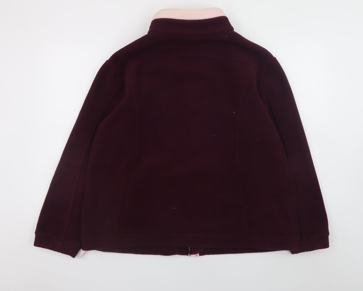 Marks and Spencer Women's Purple Fleece Jacket Size 16