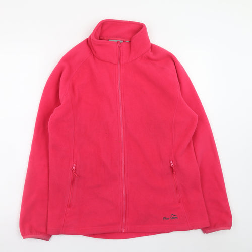 Peter Storm Women's Pink Fleece Full Zip Jacket Size 14