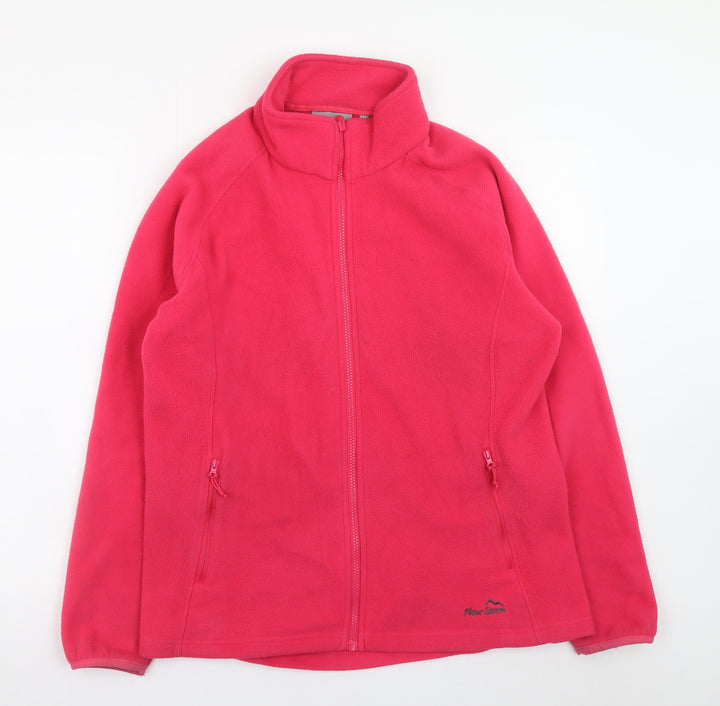Peter Storm Women's Pink Fleece Full Zip Jacket Size 14