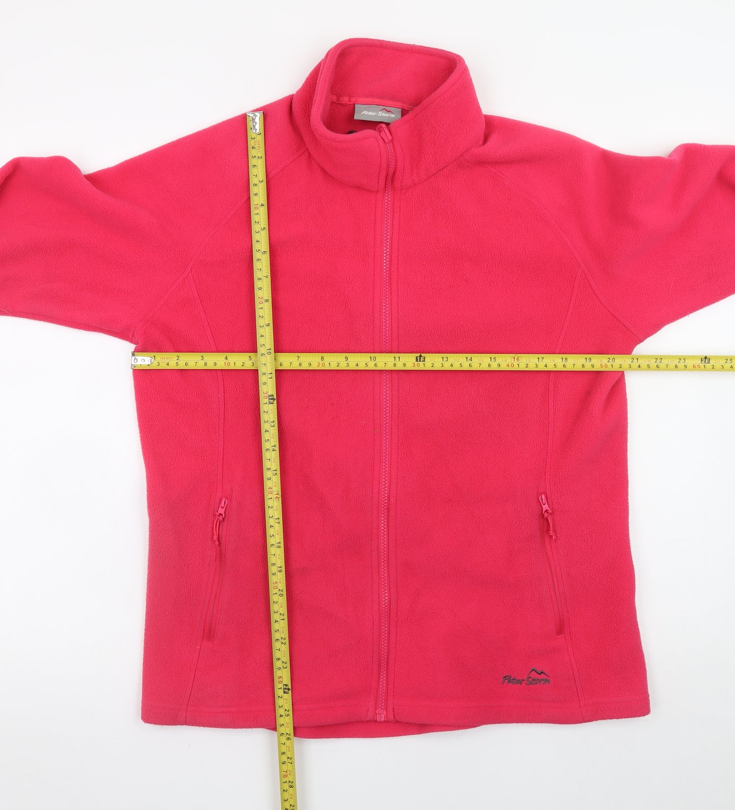 Peter Storm Women's Pink Fleece Full Zip Jacket Size 14