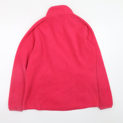 Peter Storm Women's Pink Fleece Full Zip Jacket Size 14