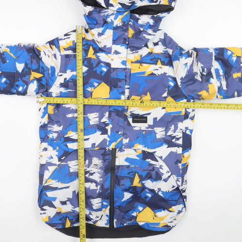 Decathlon Boys Multicoloured 10 Years Ski Jacket Waterproof Hooded Winter