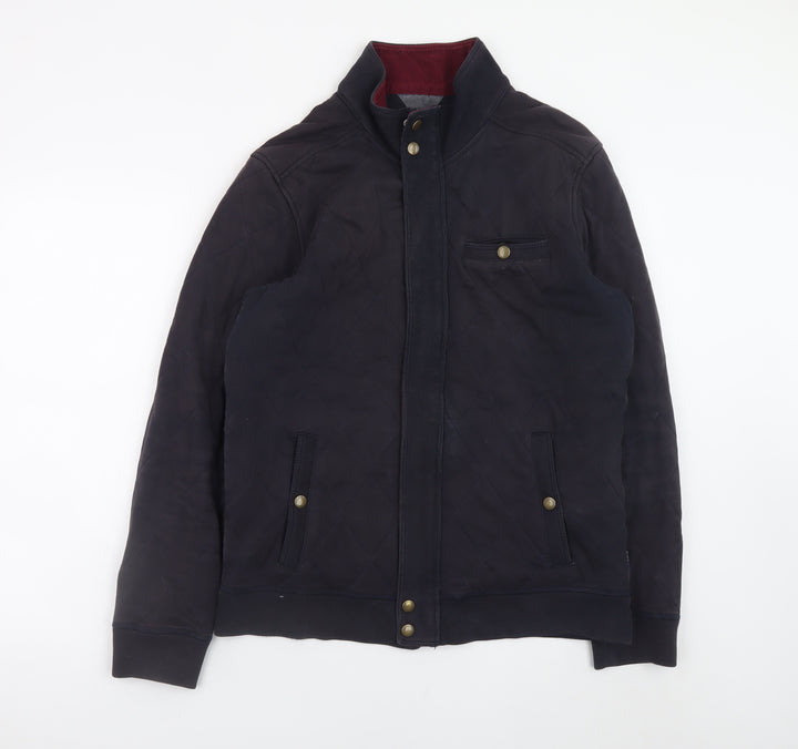 Ted Baker Men’s Blue Quilted Cotton Jacket Size L Regular Fit