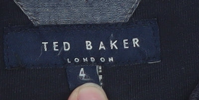Ted Baker Men’s Blue Quilted Cotton Jacket Size L Regular Fit