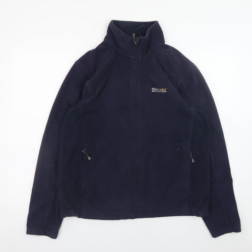 Regatta Men's Blue Fleece Full Zip Jacket Size M