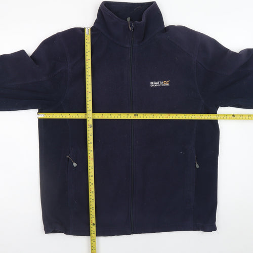 Regatta Men's Blue Fleece Full Zip Jacket Size M