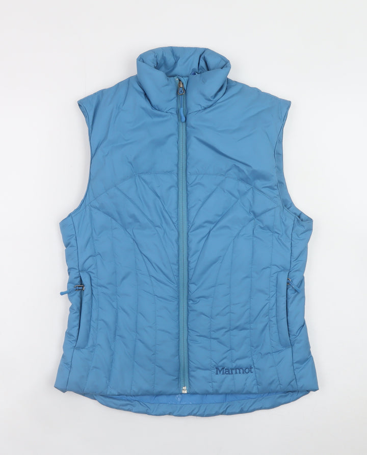 Marmot Women's Blue XS Quilted Puffer Waistcoat Gilet