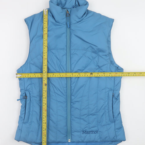 Marmot Women's Blue XS Quilted Puffer Waistcoat Gilet